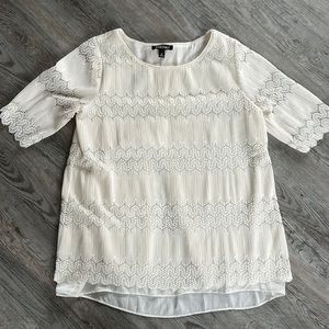 Beautiful cream lace top